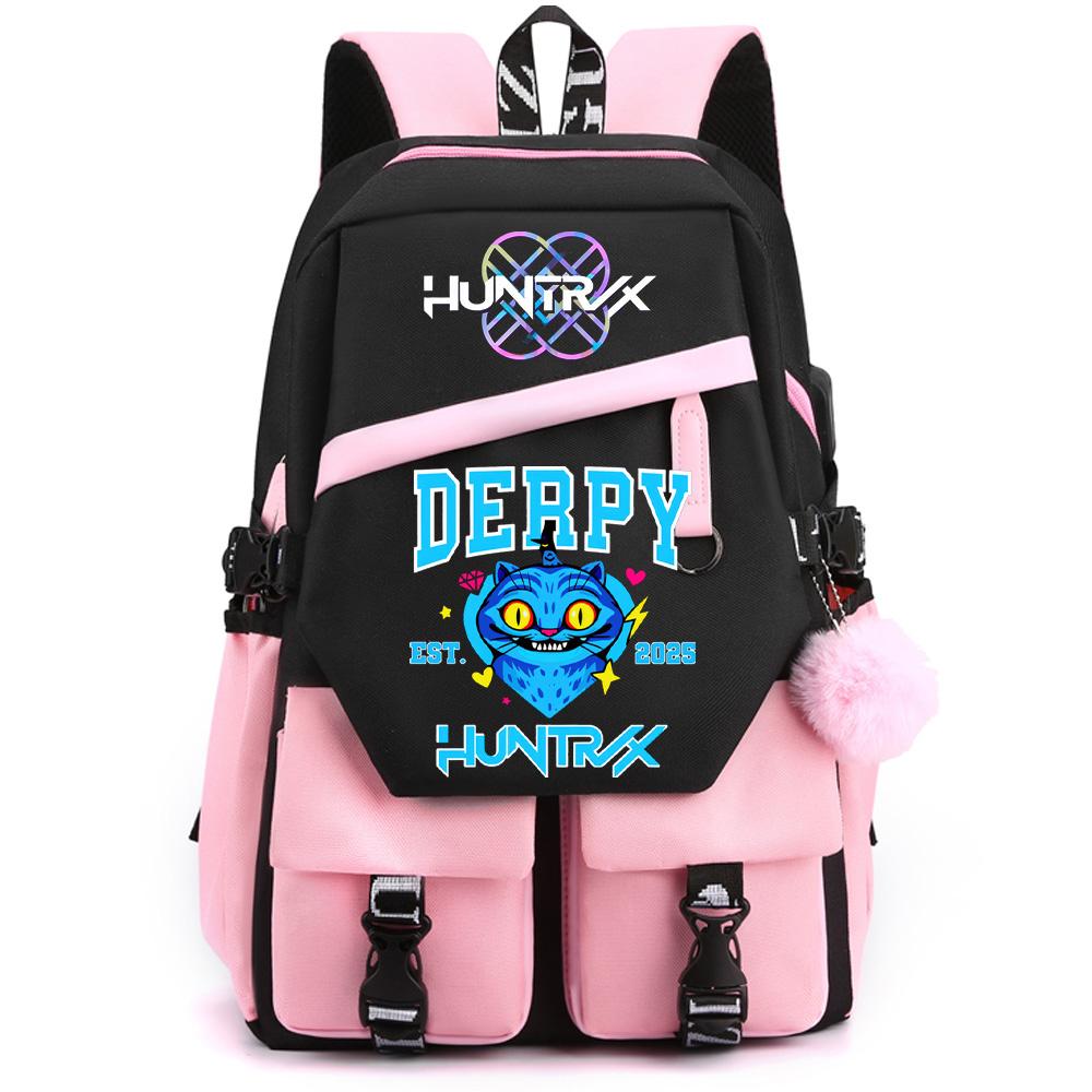 Sac à dos grande capacité imprimé Chasseurs de Démons Anime Kpop pour Adolescent Étudiant Fille Garçon Retour à l'École Sac à Livres Cadeau Enfant Femmes Sac de Voyage Imperméable