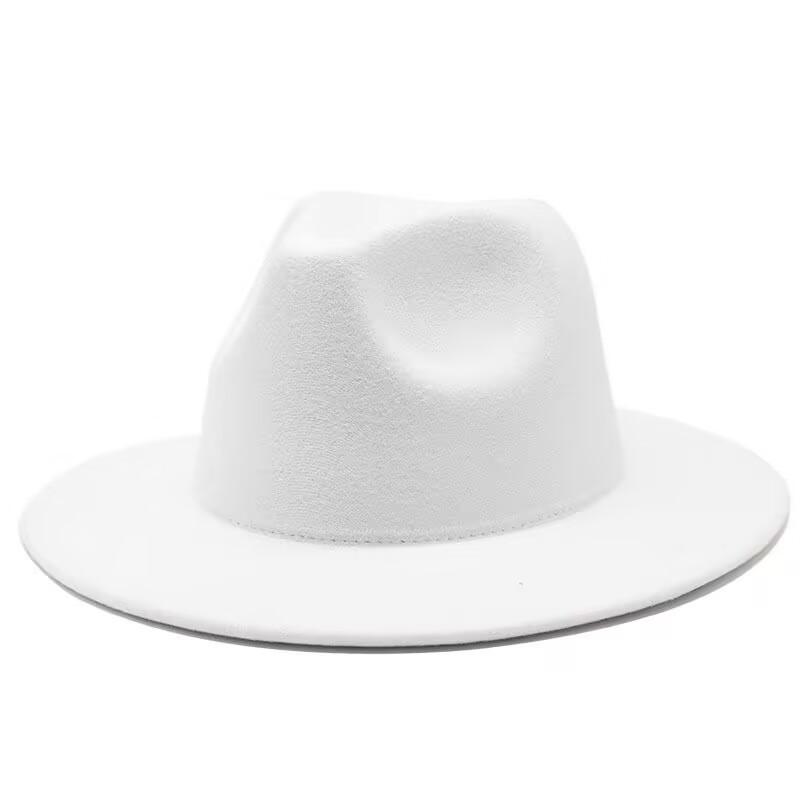 JYL TS DIY Curved Brim Cowboy Hat  Riding Cap  Felt