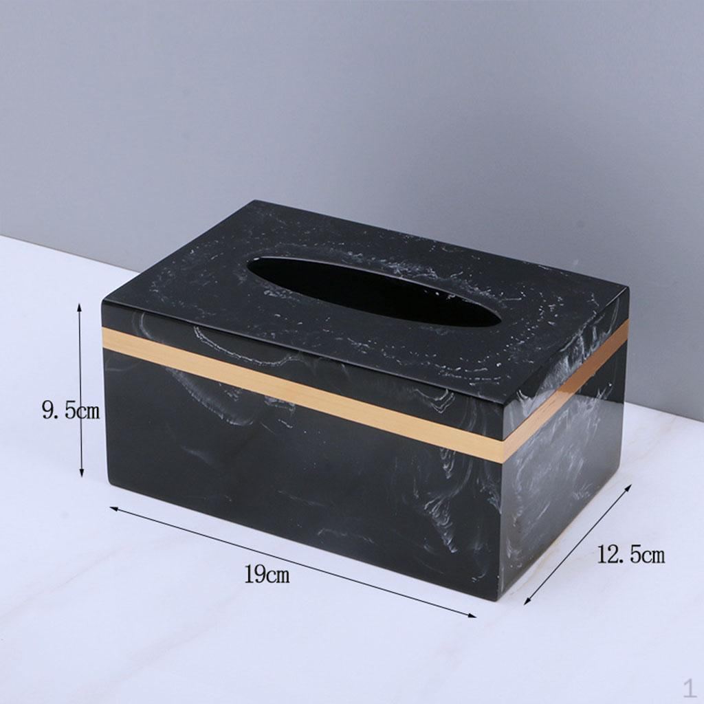 Elegant Tissue Holder for Home and Office Organization Black A