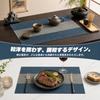 ZUKIDA Scandinavian Style Luxurious Set of Easy to Modern and Washable Vinyl Placemats for Kitchen Dining Stain Foldable Washable and for Dining Table