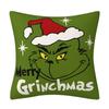 4pcs Grinch Christmas Pillow Covers for Christmas Home Decorations, 45x45cm