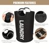 90L Large Capacity Laundry Basket Foldable Dirty Clothes Storage Bag for Bathroom Balcony Multi-Purpose Toys Storage Basket