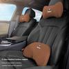 NTSM5 Motorcycle Sticker/Car Neck Protection Pillow Headrest Memory Cotton Lumbar Support For BMW M E46 E90 E60 F30 F10 E39 E36 F20 X5