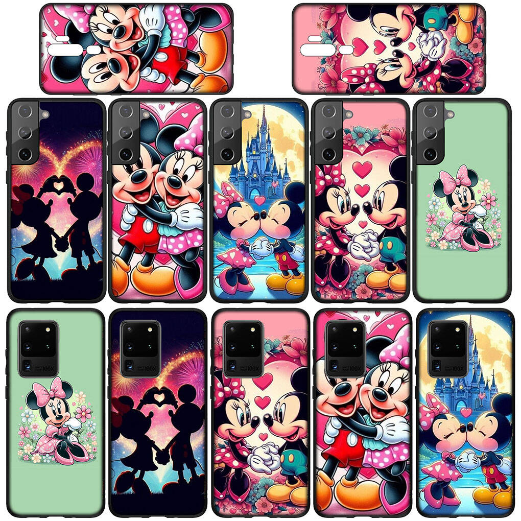 Phone Case for iPhone 17 16 15 Plus Huawei P30 P20 Lite Redmi Note 14 12 11 13 Pro Max OPPO A60 A80 A40 A18 A38 A54 A16 Mickey Mouse Pink Minnie Cover