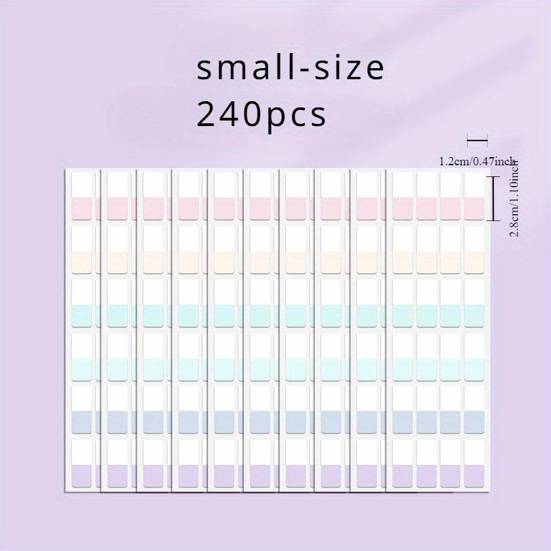 

420pcs Sticky Index Tabs File Flags File Index Tabs Writable Page Markers for Labeling Organizing Documents File Folders Books