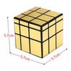 Mirror Cube 2x2 3x3 Gold and Silver Stress Relief Cube Special Shape Speed Cube Puzzle Toy Children's Puzzle Gift Toy