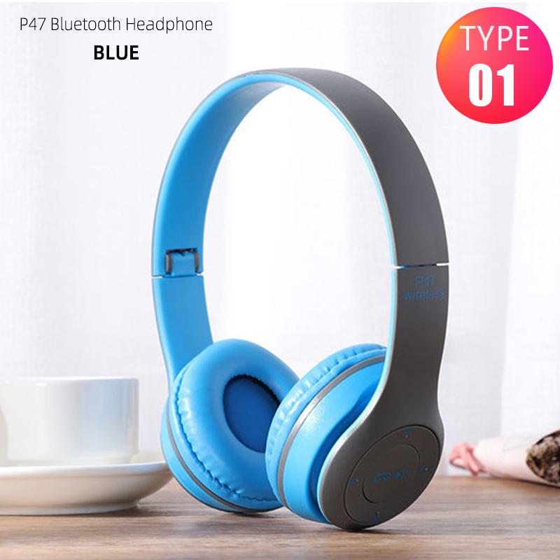 Xiaomi P47 Wireless Headphones Bluetooth 5.0 Earphones Foldable HIFI Stereo Bass for Music Gaming Kid Girl Earphone for Smartphone