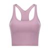 Original I-Shaped Yoga Vest Female with Chest Pad Beauty Back Exercise Underwear Female Bubble Wrap Running Fitness Bra Can Be Outwear