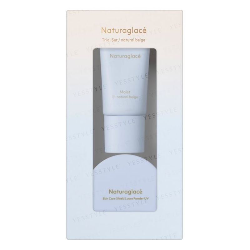 naturaglace - Make-up Cream Moist & Loose Powder SPF50+ PA+++ Trial Set