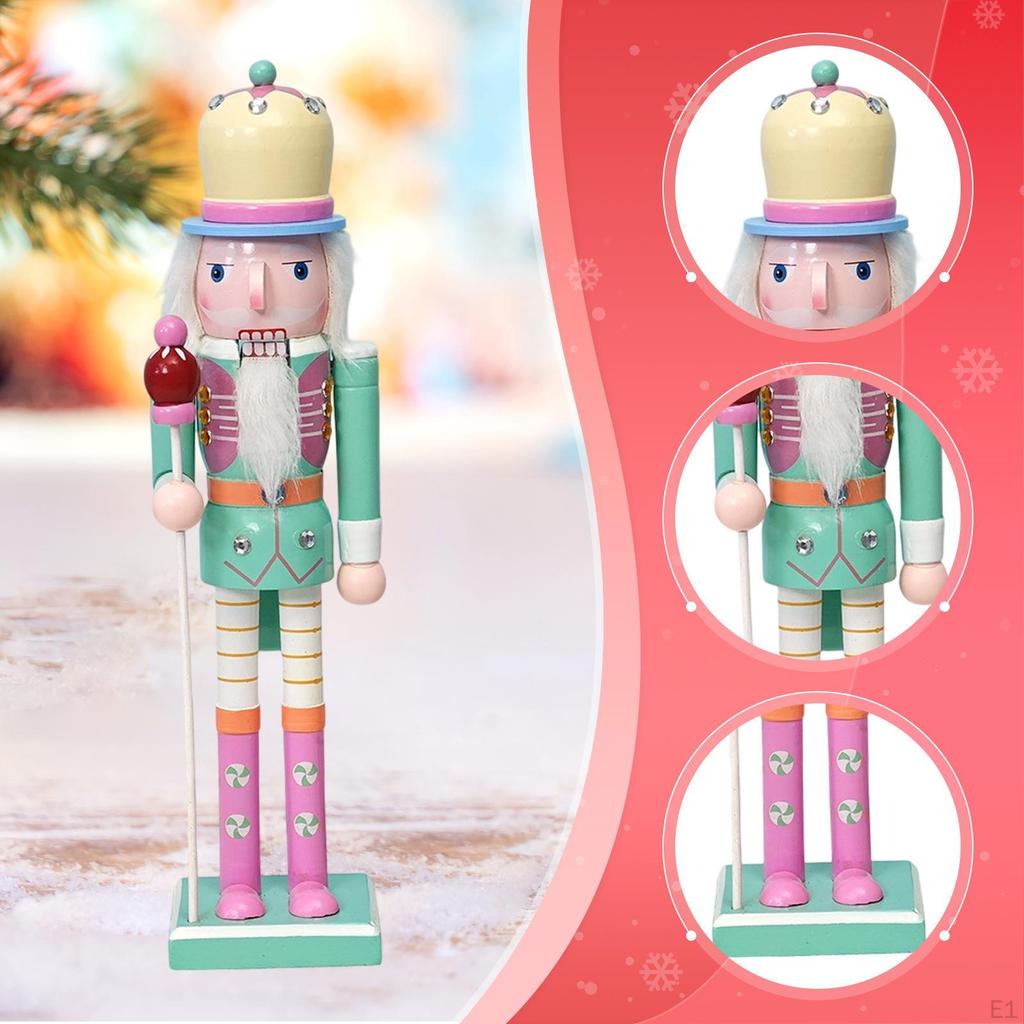 14.96inch King Nutcracker Christmas Decoration Tabletop Figurine, Doll Figure Ornament