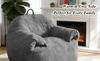 Oversized Cloud-Like Bean Bag Chair with Integrated Top Handle for Effortless Mobility and Cozy Living Space Integration
