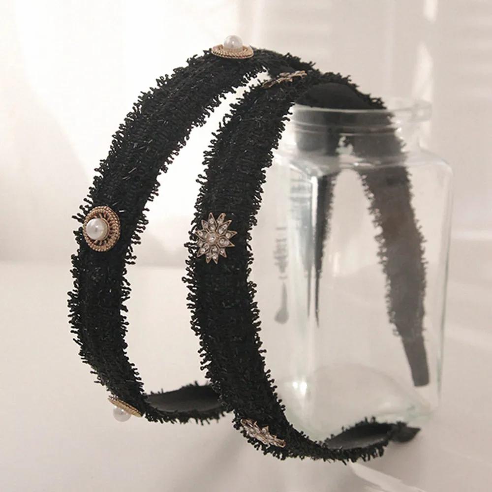 J Lauren Tweed Pearl Cubic Hairband H0617 snowflake