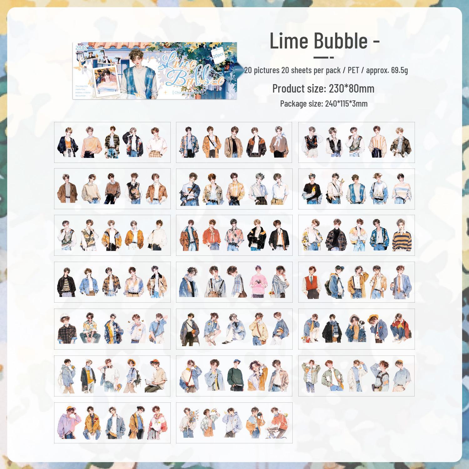 Korean Style Girl Sweet Oxygen Sticker Diary & Journal Book