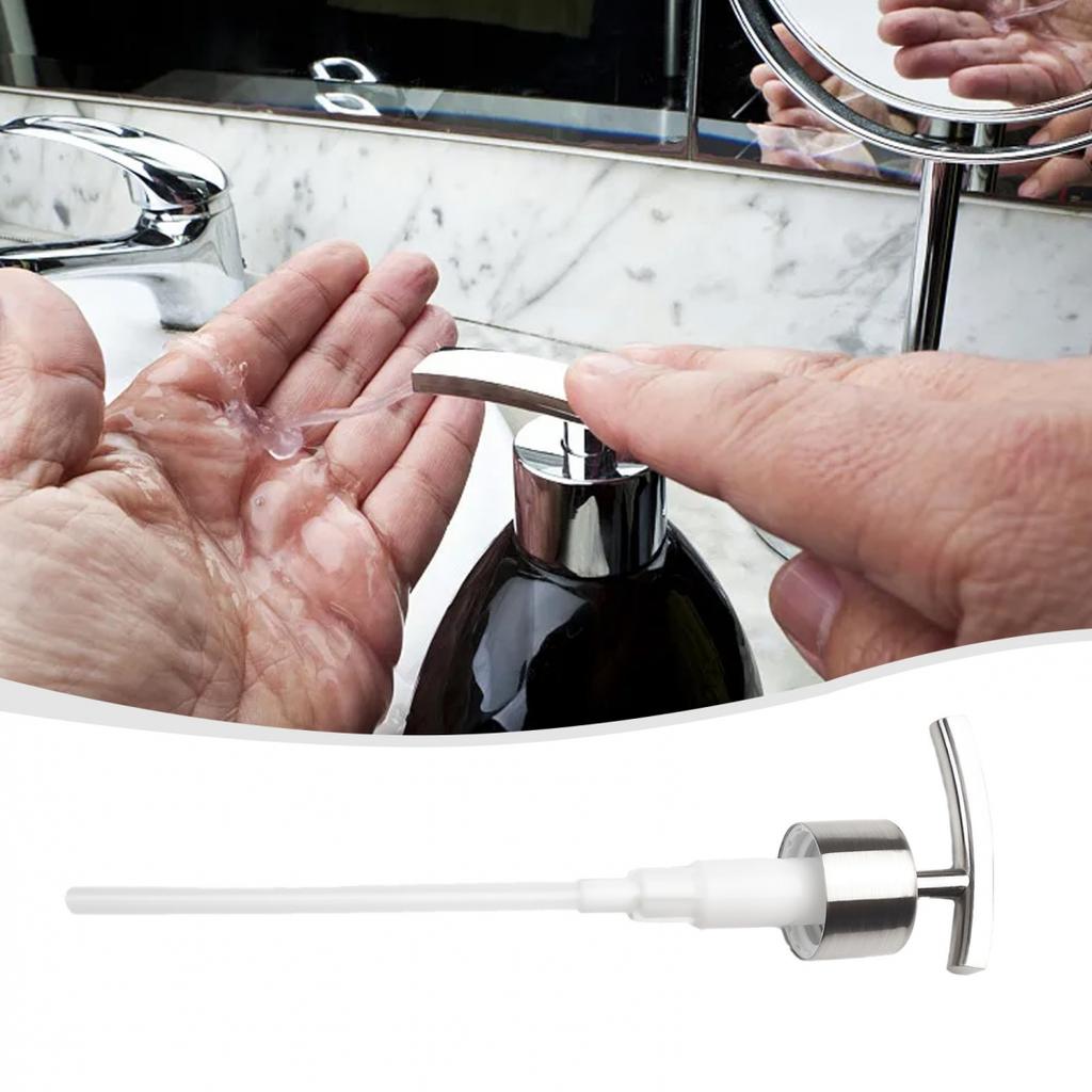 304 Stainless Steel Pump Head Bright Chrome/Nickel/Black Delicate Dispensers