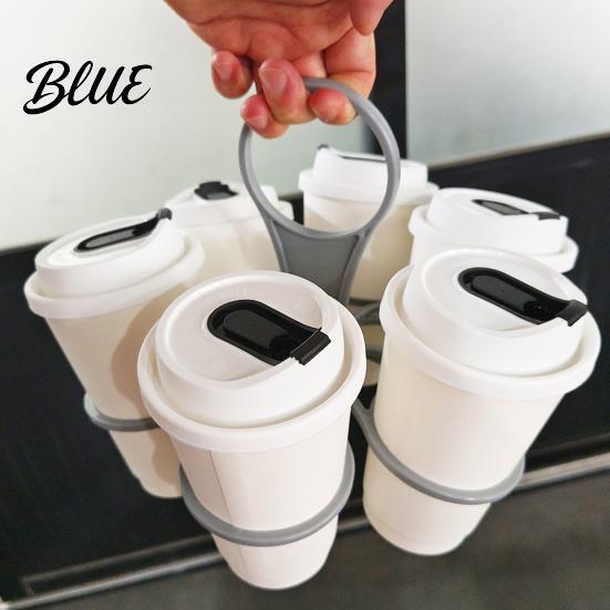 Beer Can Holder 6 Cups Foldable Drink Glass Carousel Swivel Cup Bracket