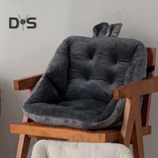 Sedentary Cushion for Office And Home Thickened Ultra Soft Bunny Ear Decor with Back Support Stress-Reducing Non-Slip Rocking Chair Cushion Car