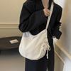 New Women Hobo Bags Texture Simple Versatile Crossbody Bags Large Capacity Corduroy Canvas Shoulder Bag for Commuting Students