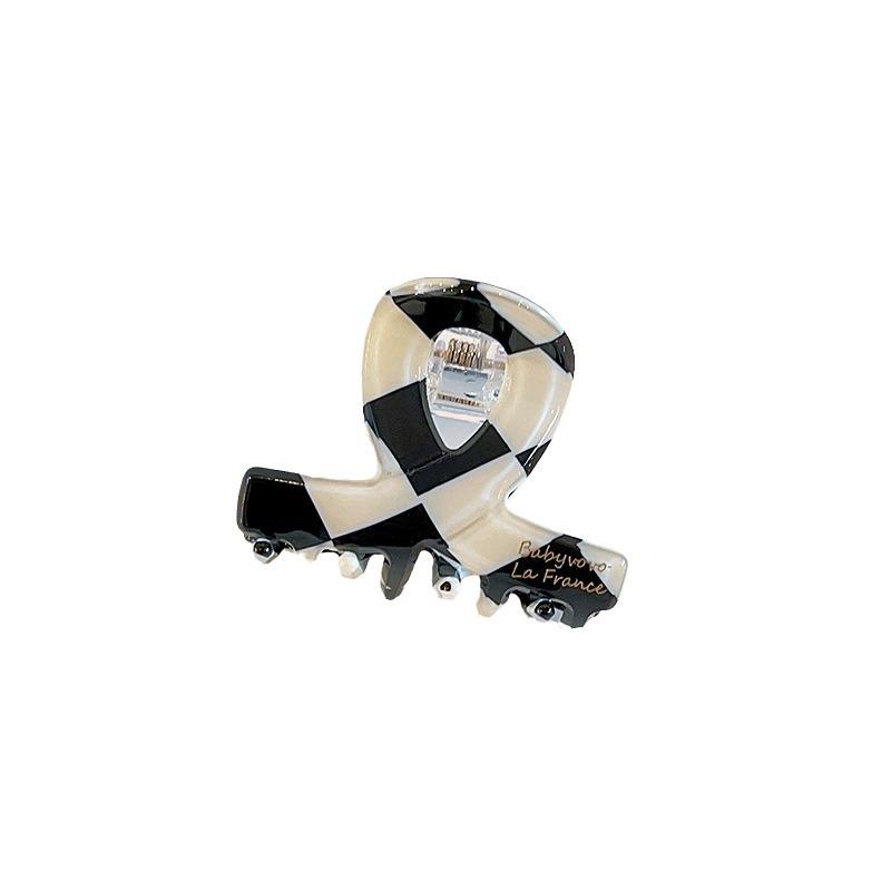 Wind-Acetic Acid Small Hair Clips, Female Forehead Bang Clips, Half-Tie Hair Claw Clips, Elegant Hair Clips, Headwear