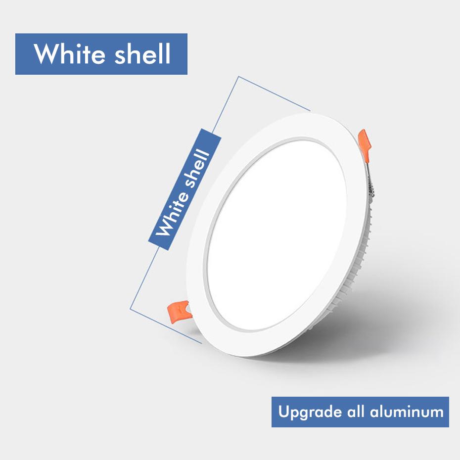 

2 шт. ультратонкий светодиодный светильник 5 Вт 7 Вт 9 Вт 220 В потолочные точечные светильники круглые светодиодные панельные светильники для гостиной кухни точечное освещение 5W&Natural White