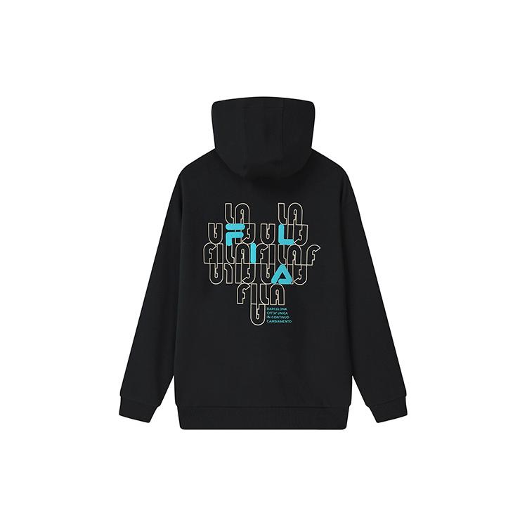 

New FILA Sweatshirts Unisex Jet Black F11U319203F-BK XL