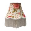 Soft Light Filtering Cloth Lamp Shade With Delicate Lace Trim Elegant Fringe Lampshades For Reading And Relaxation