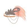 Sequin Feather Headband Feather Hair Band Vintage Hair Accessories