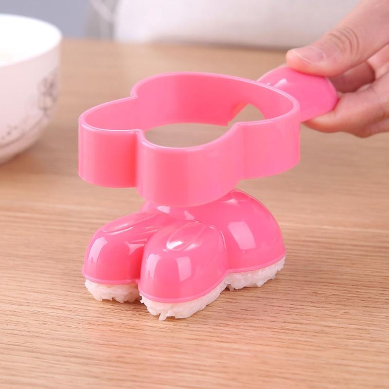 Cute Animal Shaped Rice Ball Mold Onigiris Mold Sushi Molds Rice Ball Maker Sushi Moulds for Lunch Bento Box Accessories