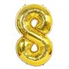 Hot Selling 40 Inch Aluminum Film Balloons Gold Silver Number Balloon for Wedding Party Birthday Decoration