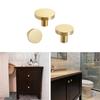 Simple Drawer and Cabinet Door Copper Handles Modern All-copper Handles Brass Handles  Kitchen