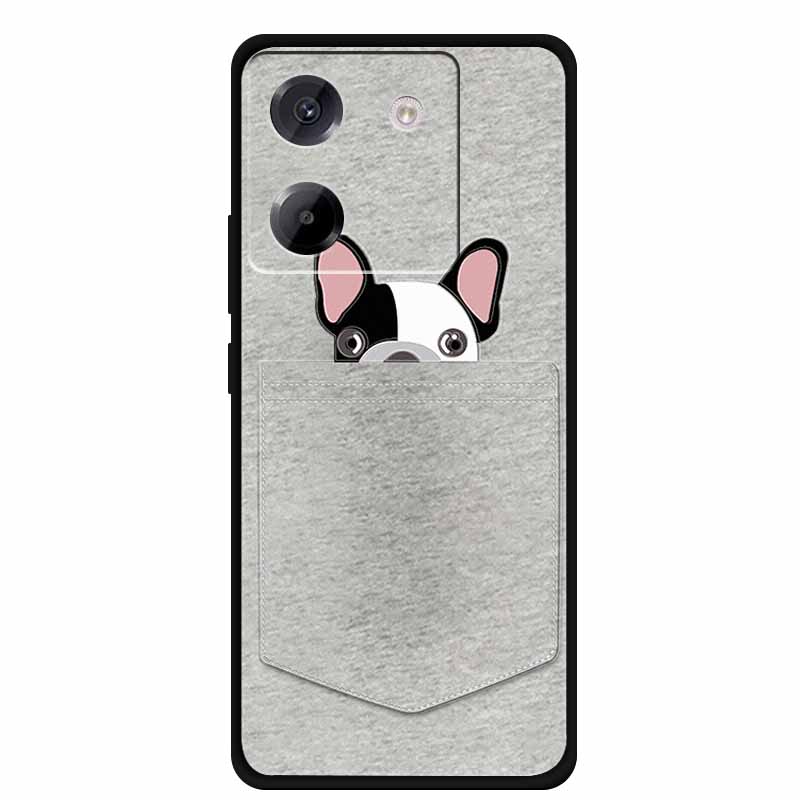 3D Phone Cover For Poco M7 Plus Pro Soft TPU Silicone Case for Poco M 7 PocoM7 Embossed Flower Blossoms Cartoon Gift Cute Bumper