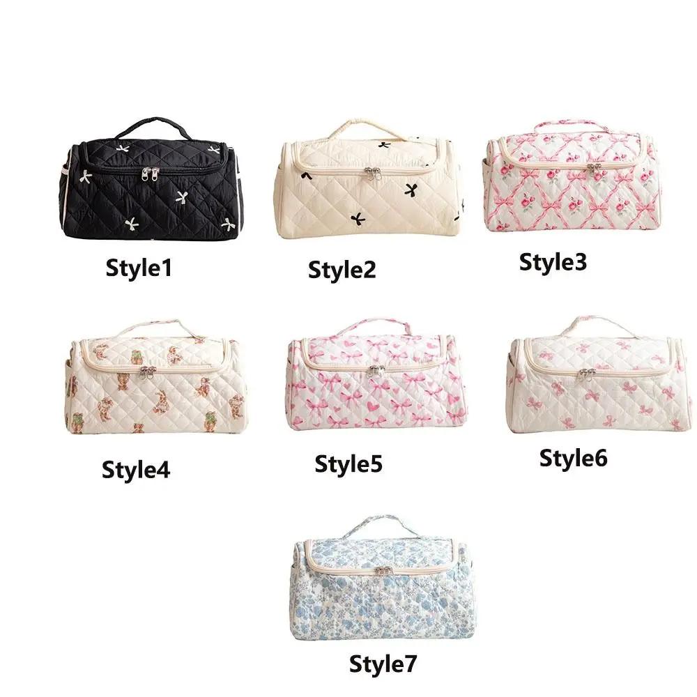 Portable Travel Cosmetic Bag Large Capacity Shockproof Hair Dryer Storage Bag Anti-Scratch Dustproof Women Toilet Wash Bag