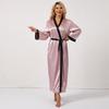 Luxuriöse und edle Damen-Loungewear, dünner modischer Morgenmantel, schlichte Langarm-Loungewear, sexy lockerer Damenpyjama
