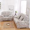Stretch Spandex Fabric Full Cover Anti-skid Sofa with Big Elastic Western Style Simple Roman Flower