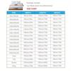 All-Season Waterproof Mattress Protector Soft Polyester Deep Pocket Sheet 8 Colors Modern Bed Fitted Sheet Durable Mattress Cover Bedding Bedspread