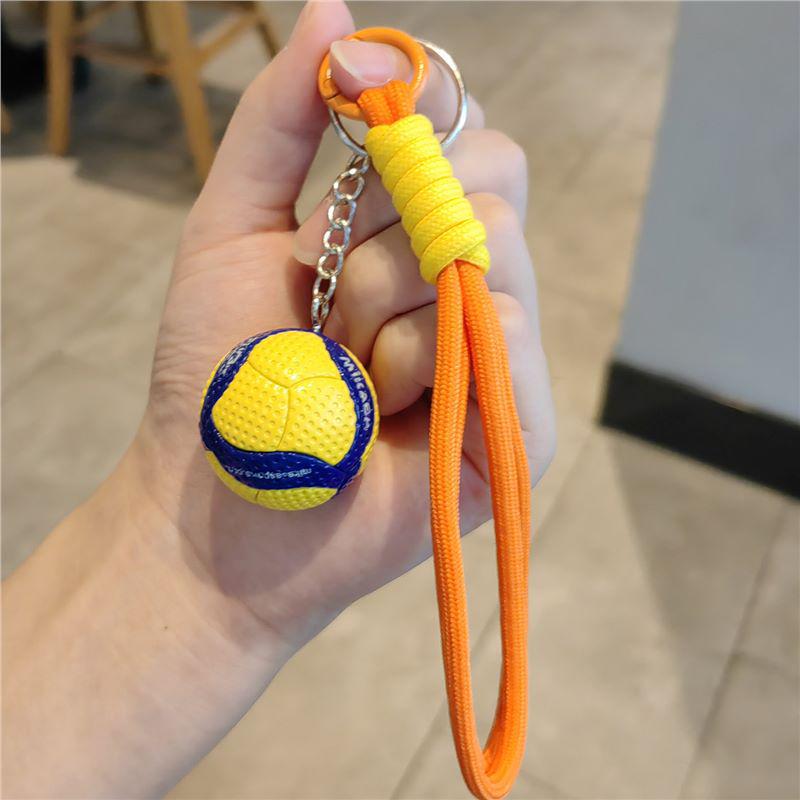 Exquisite Volleyball Keychain: Sporty Pendant for Men, Women, Backpack Ornament, Souvenir Gift