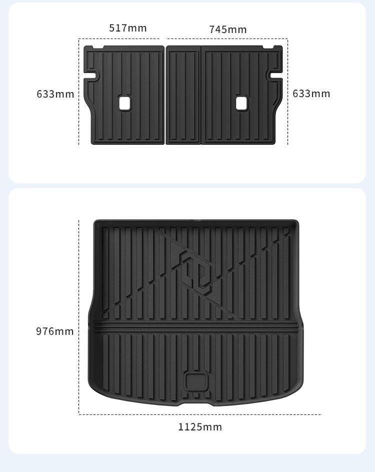 Leapmotor C11 TPE Floor & Trunk Mats (2023-2026) - Vehicle-Specific, Dirt-Resistant