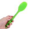 Silicone Soup Spoon Long Handle Orange Nonstick Scoop Food Serving Spoon Heat Resistant Kitchen Cooking Mixing Tool