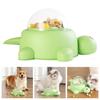 Plastic Rotating Pet Bowl For Dog  Featuring Treat Dispensing  Animal Feeder Toy Training Design