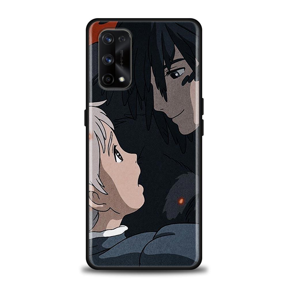 Miyazaki Hayao Anime Das Wandelnde Schloss Telefon Fall Für Oppo Realme 8i 8 9 7 6 5 Pro 9i 7i 5i 6i XT 5G Fällen Abdeckung Realme 8Pro
