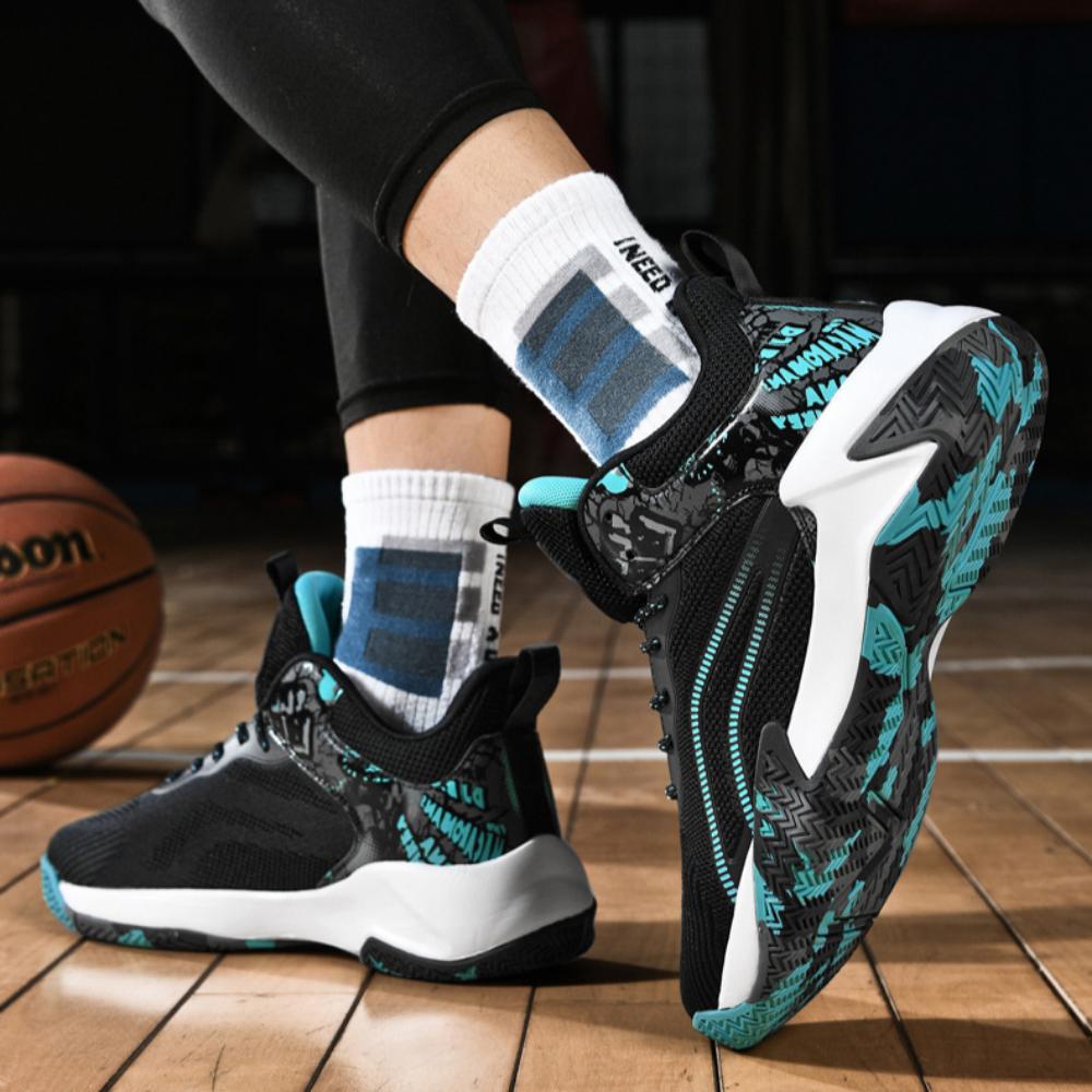 Basketball Shoes Boys Shoes Sports Casual Mesh Running Basketball Shoes