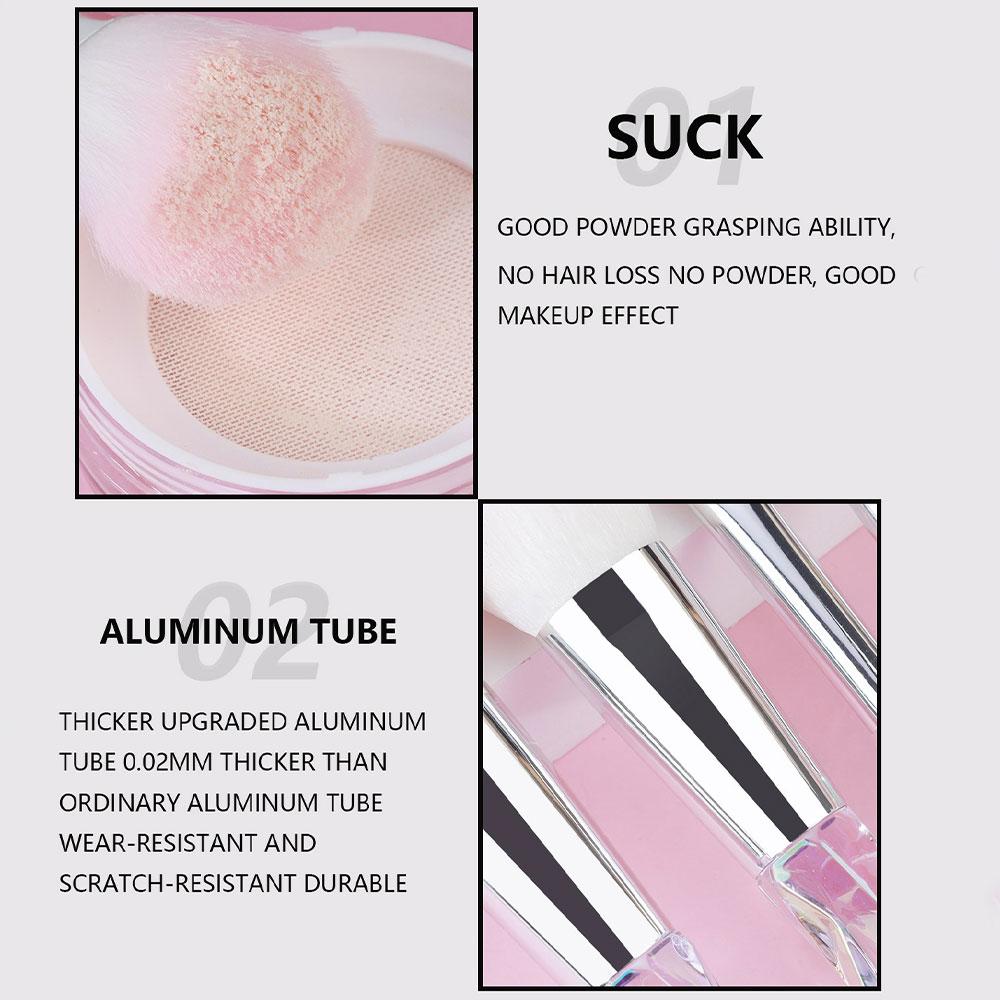 4pcs Makeup Brush Set,Foundation Brush,Blush Brush,Concealer Brush,Eyeshadow Brush With Box, Professional Cosmetic Brushes