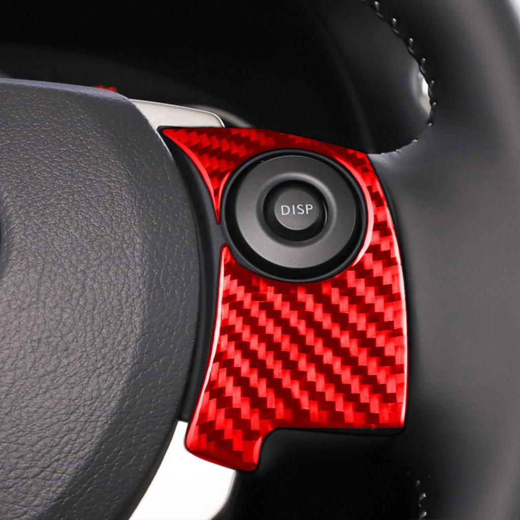 For Lexus CT 200h 2011 2012 2013 2014 2015 2016 2017 Accessories Carbon Fiber Interior Steer Wheel Button Trim