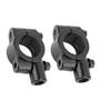 2 Pcs Motorcycle Handlebar Mirror Mount Rearview Mirror 22mm Thread Holder Clamp Adaptor for Motorcycles ATV Scooter