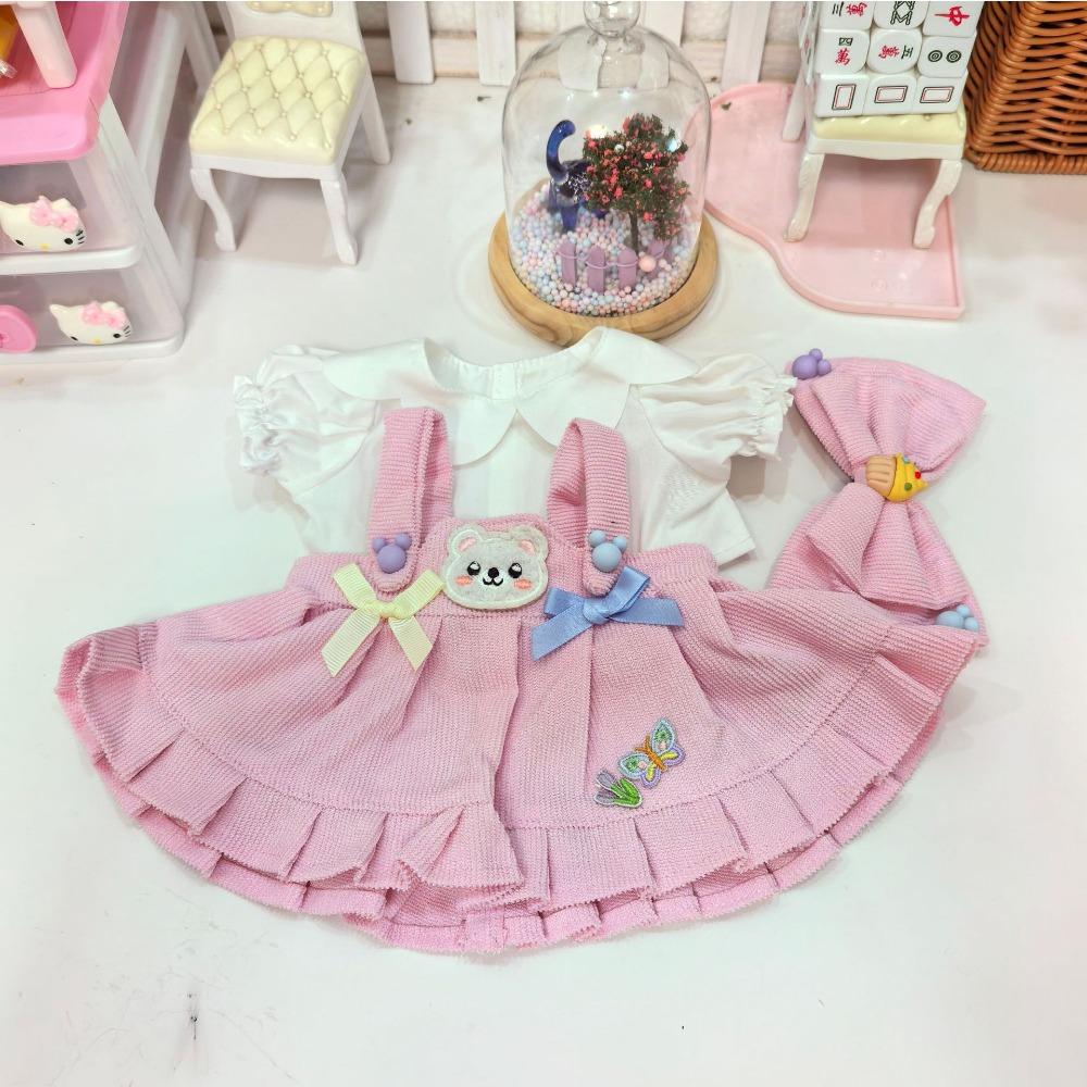 30CM Clothing Vest Replacement Plush Toy Doll Baby Suit S Size Bell Suit