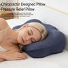 Ergonomic Sleeping Pillow Memory Foam Cloud Contour Pillow Dual Height Neck Support Pillow with Arm Tunnel for Side Back Stomach Sleepers