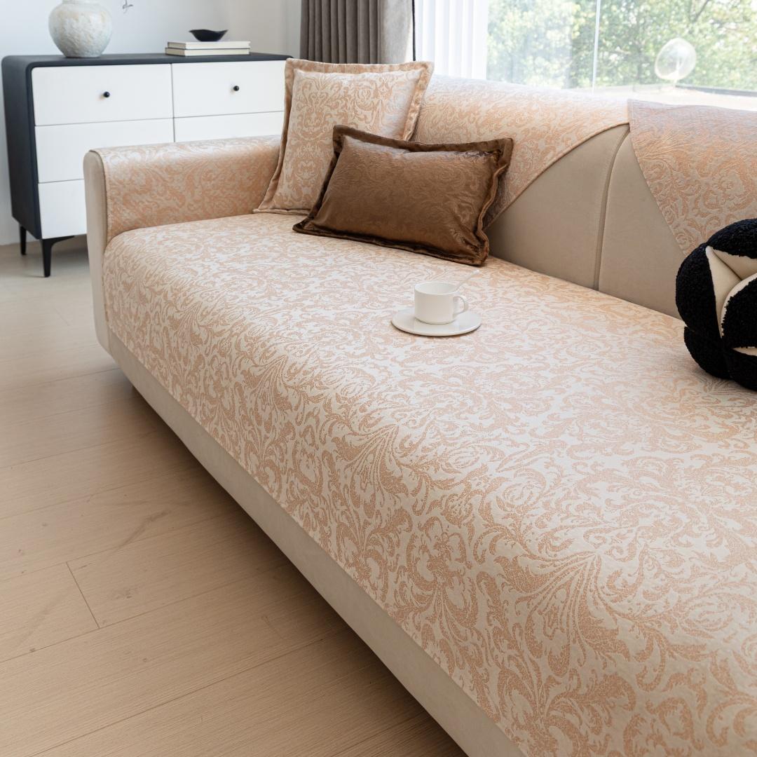 1pc Girdling Fancy Soft Velvet Anti-Slip Sofa Towel Universal Sofa Cover for Living Room Couch Seat Cover Four Seasons Decor Pillow Case-45x45cm 1676₽