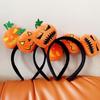 Cute Halloween Headband Pumpkin Devil Horns Party Hair Accessories Headband Decorations Cartoon Cosplay Fun Festive Headwear