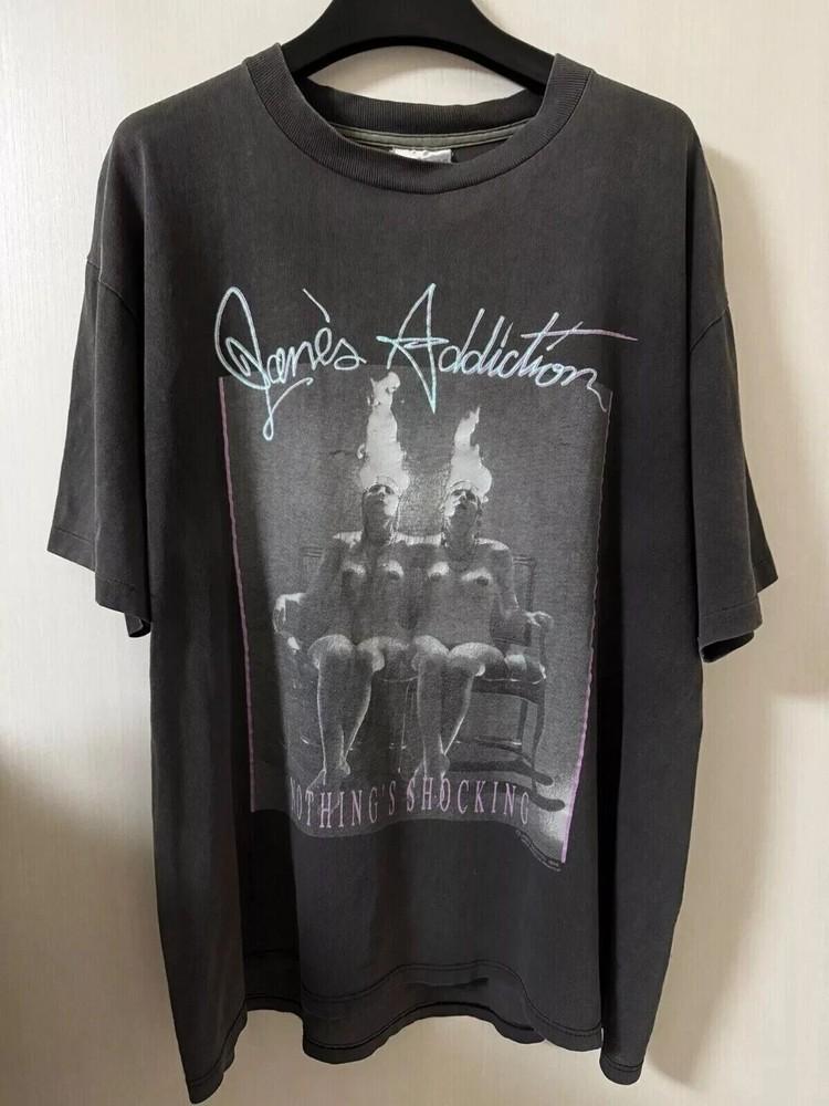 Vintage 1988 Janes Addiction Nothings Shocking Black Unisex  shirt AN50325 Unisex T-Shirt S