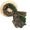49MD Fashion Crinkled Scarf Stylish Layering Neckwear Polyester Long Scarf For Women