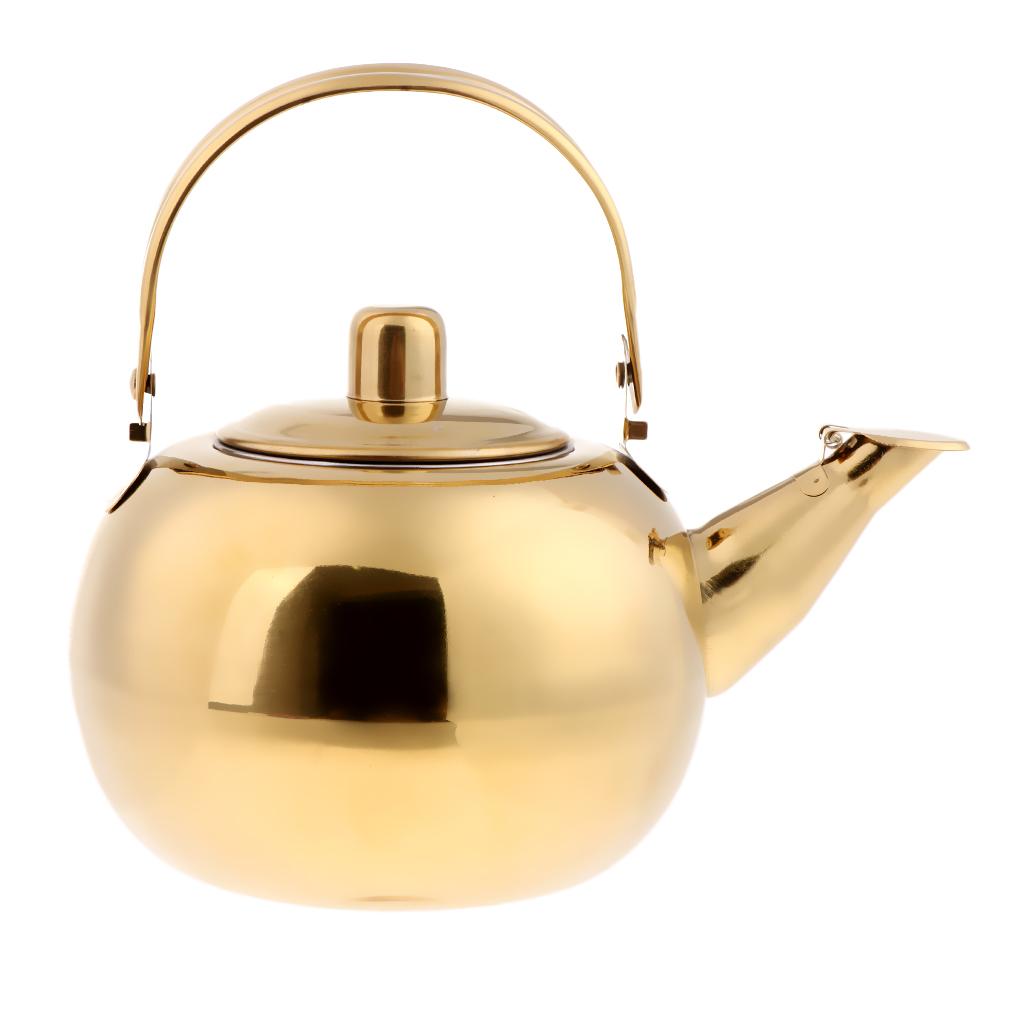 Camping Stainless Steel Tea Kettle Water Pot 1L 1.5L L